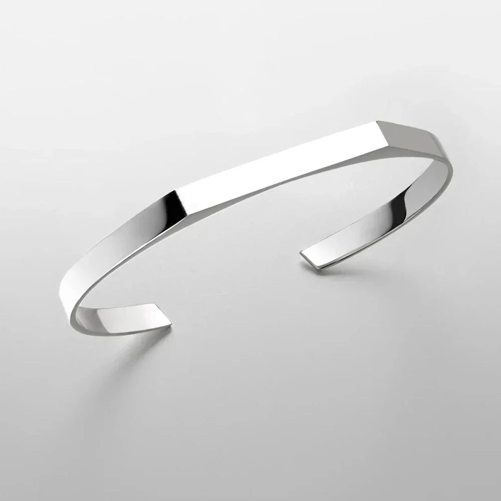 Heptagon Bracelet Men's - Menfors - 200001034:3611885MM    White Gold