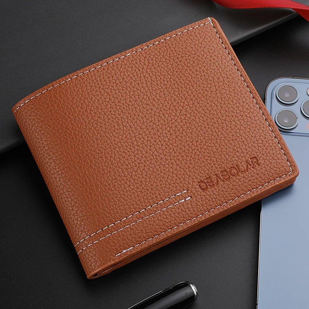 Men's Leather Wallet - Menfors - 14:200005100k3275-Brown