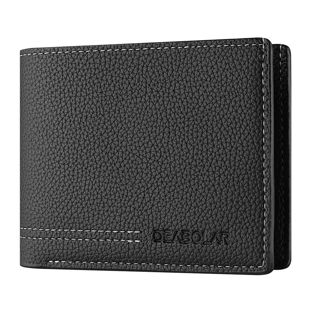 Men's Leather Wallet - Menfors - 14:193k3275-Black