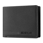 Men's Leather Wallet - Menfors - 14:193k3275-Black