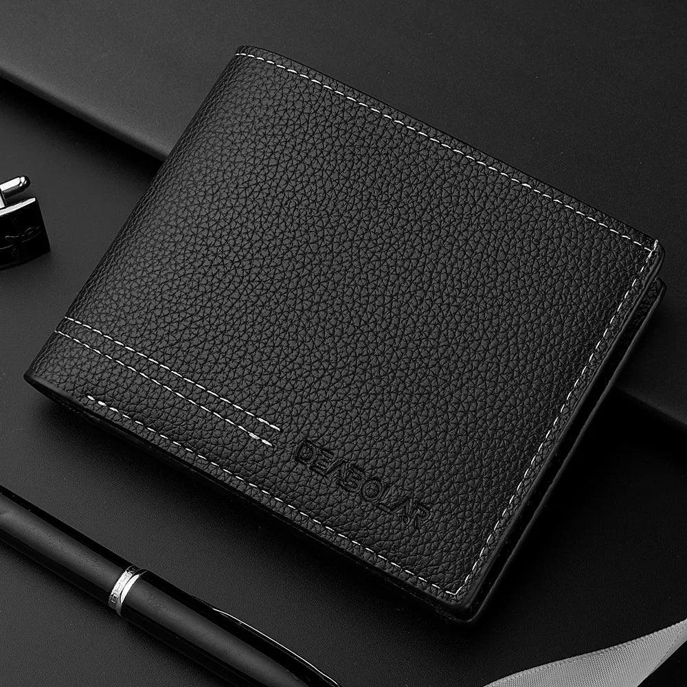 Men's Leather Wallet - Menfors - 14:193k3275-Black