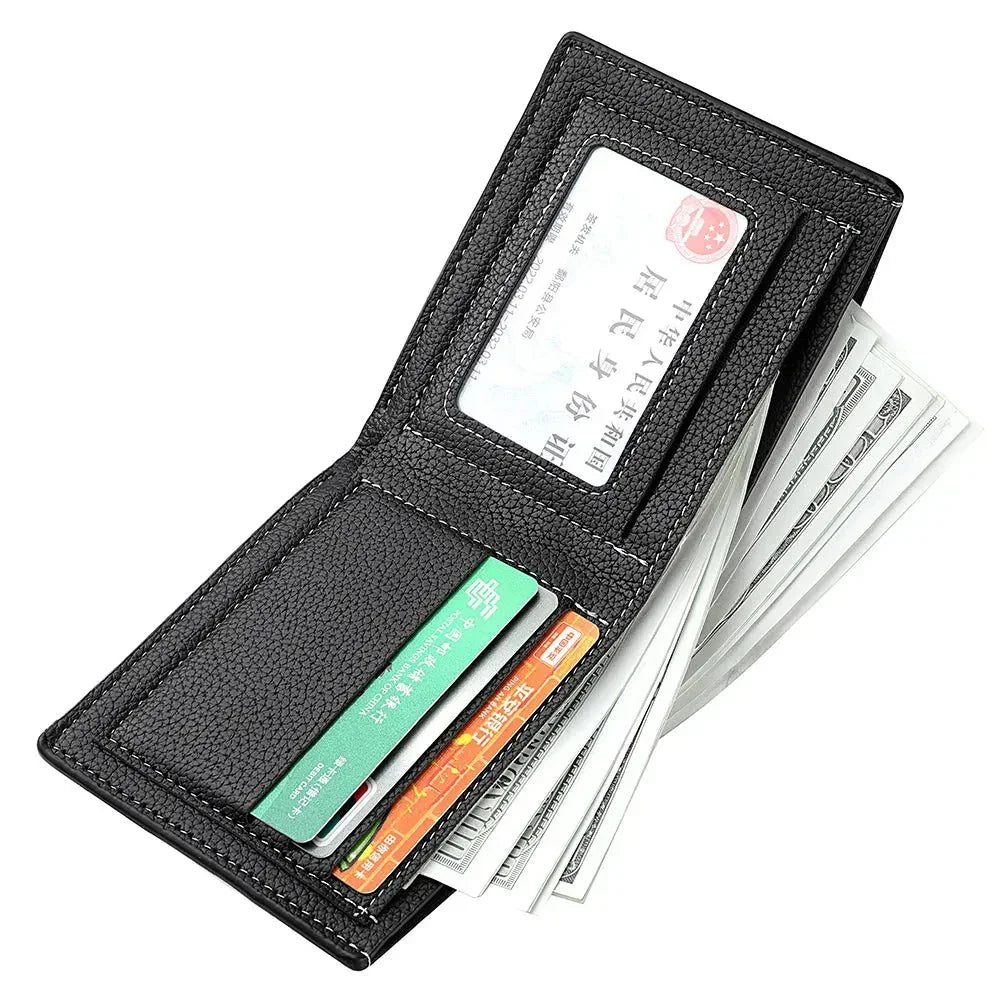 Men's Leather Wallet - Menfors - 14:193k3275-Black