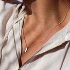 Minimalist Men's Necklace - Menfors - 200000639:285158CM Thickness 1MM;200001034:201447815YX44940 White Gold