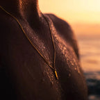 Minimalist Men's Necklace - Menfors - 200000639:285158CM Thickness 1MM;200001034:201447815YX44940 White Gold