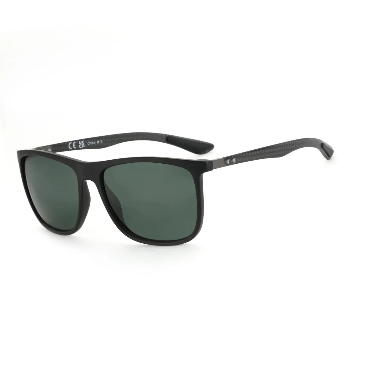New Square Sunglasses - Menfors - 73:350850010 Green Lens