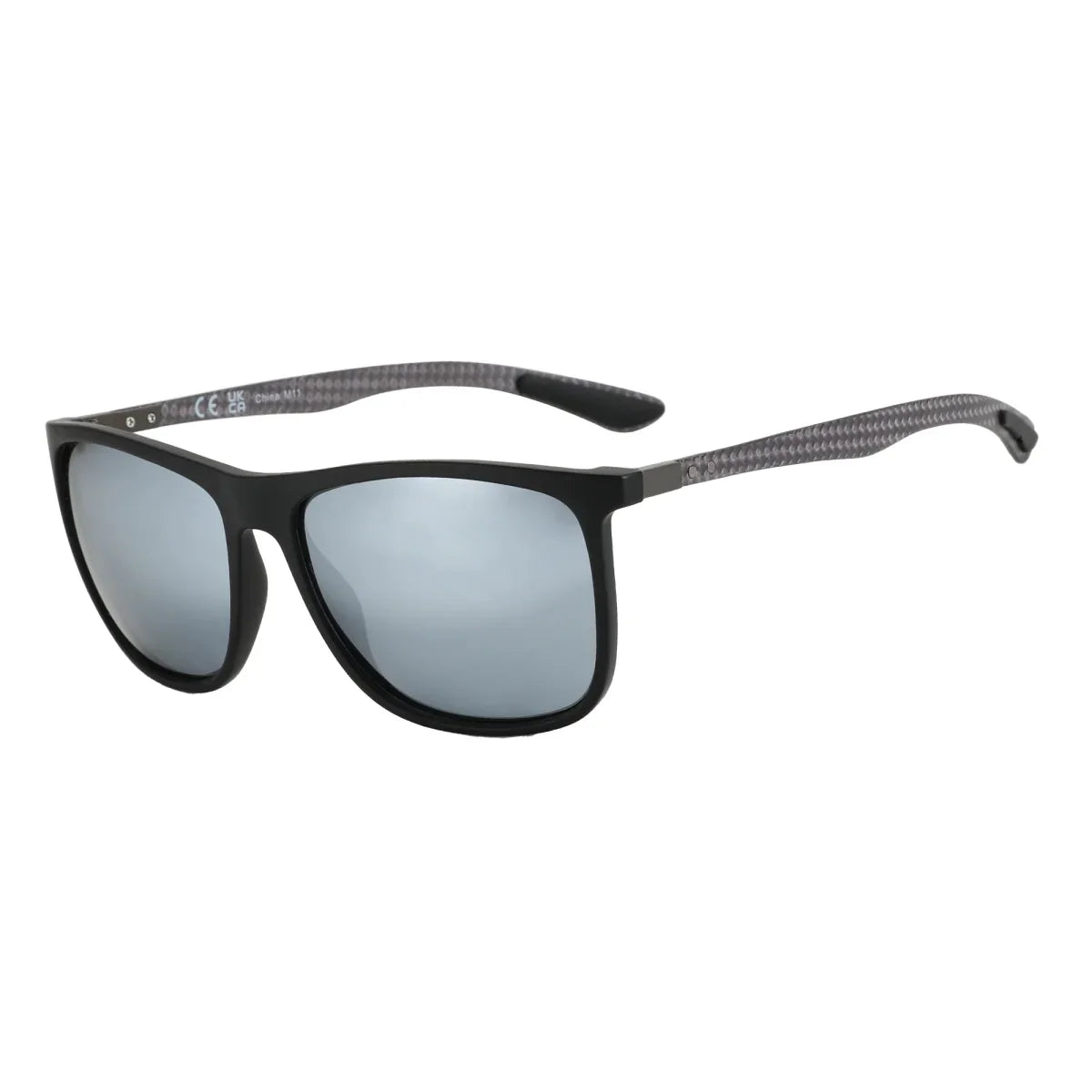 New Square Sunglasses - Menfors - 73:366004 Silver Mirrored
