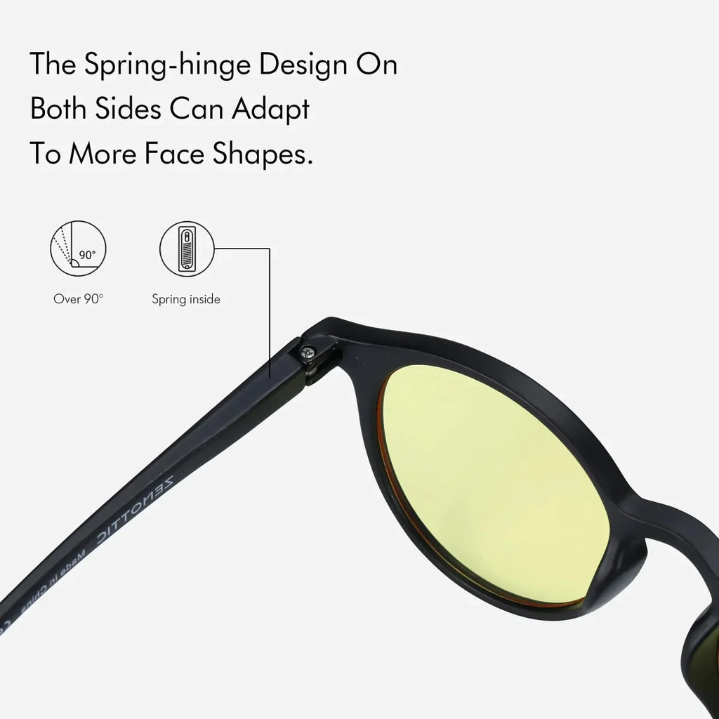 Old Money Sunglasses - Menfors - 71:100009342ZENOTTIC;73:175001 Black Grey Lens