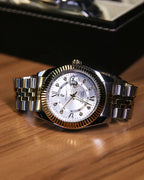 Poedagar Goldline Watch - Menfors - 14:200005100910 Gold White