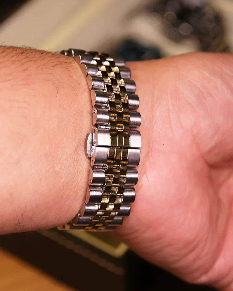 Poedagar Goldline Watch - Menfors - 14:200005100910 Gold White