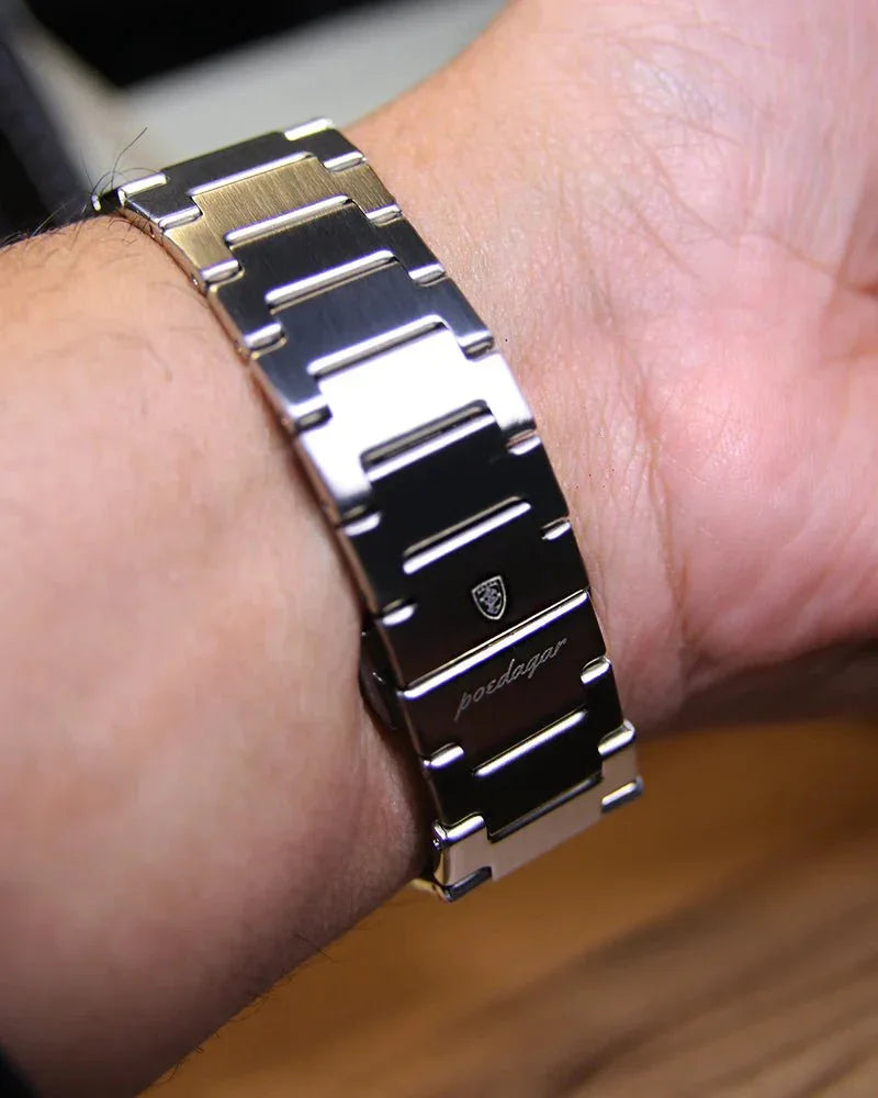 Poedagar Imperial Watch - Menfors - 14:201447598Steel Silver Green