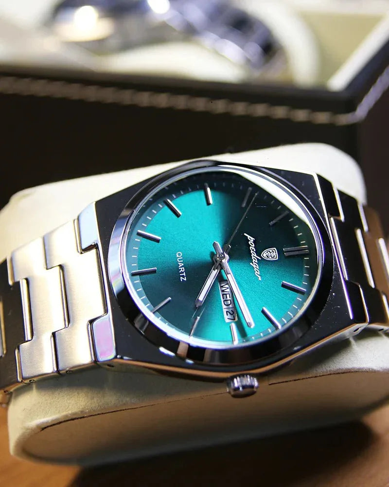 Poedagar Imperial Watch - Menfors - 14:201447598Steel Silver Green