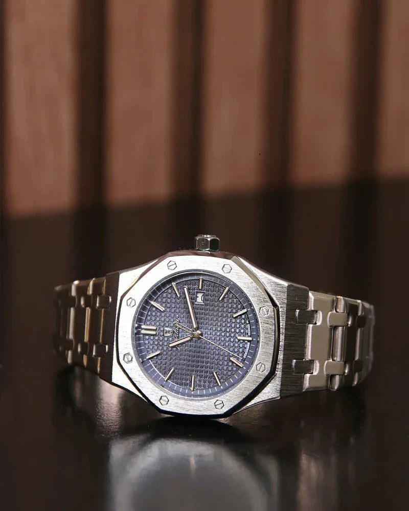 Poedagar Kingly Watch - Menfors - 14:201447598Silver Blue