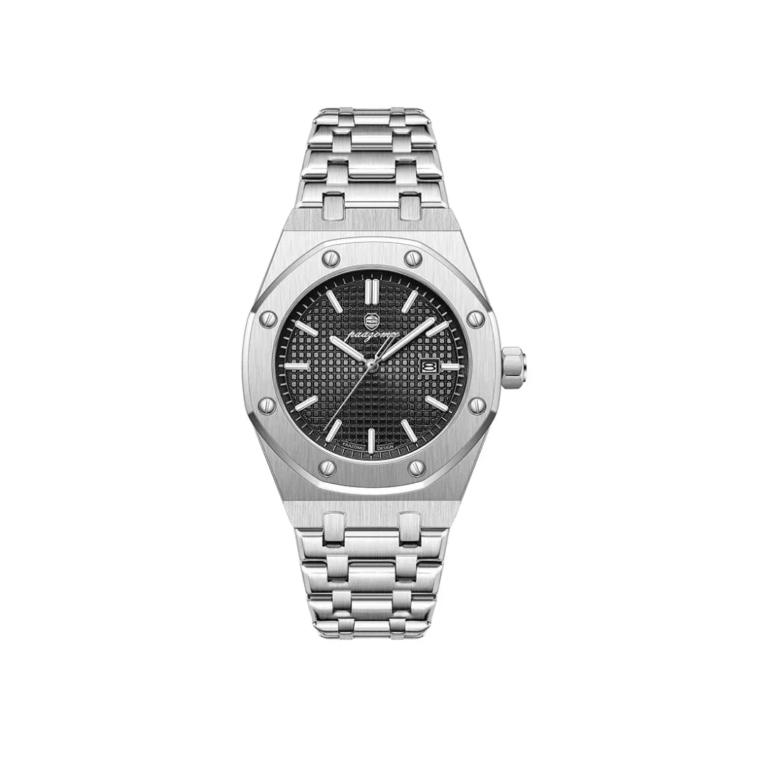 Poedagar Kingly Watch - Menfors - 14:201447303Silver Black