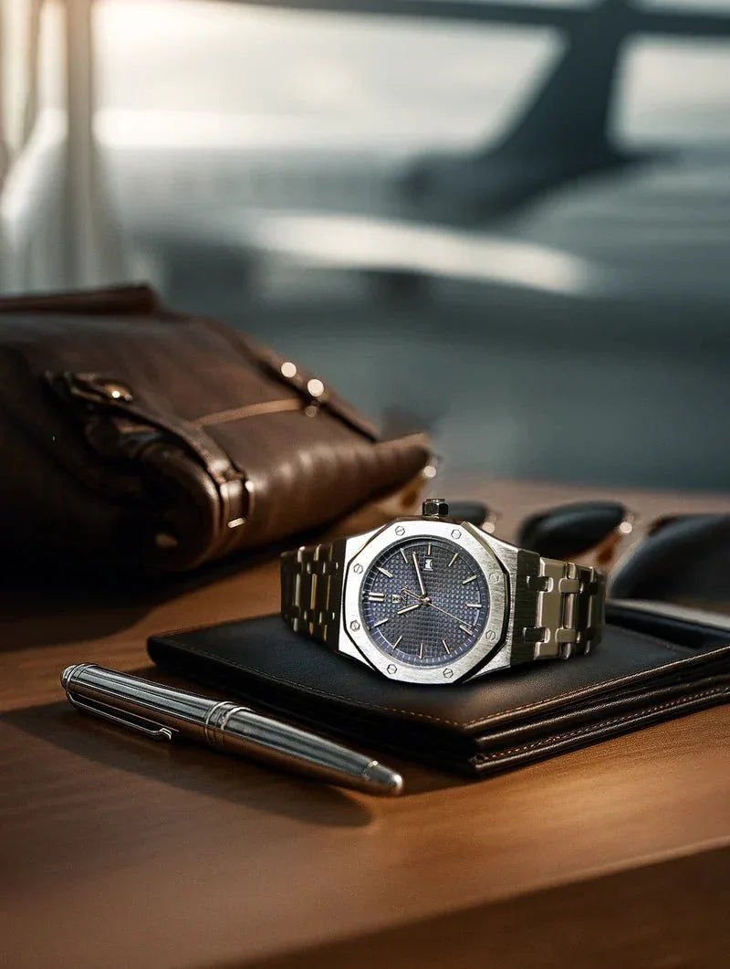 Poedagar Kingly Watch - Menfors - 14:201447598Silver Blue