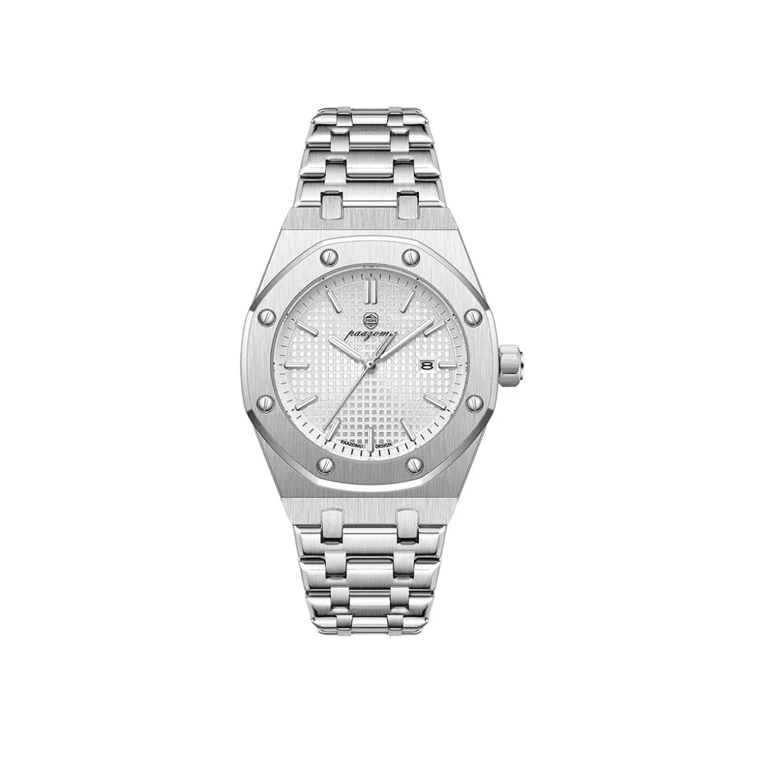 Poedagar Kingly Watch - Menfors - 14:200005100Silver White