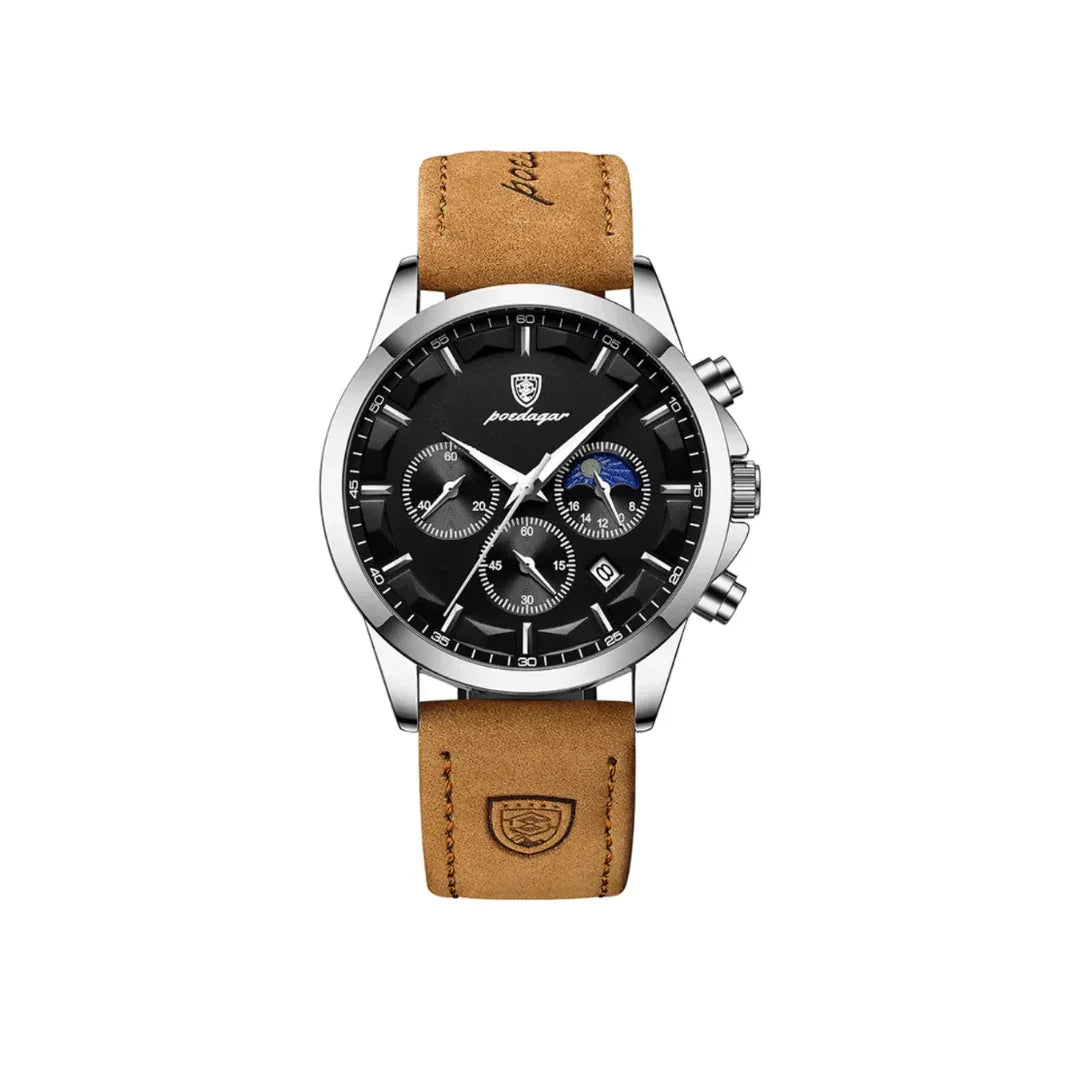 Poedagar Leather Edition Watch - Menfors - 14:29LCSB