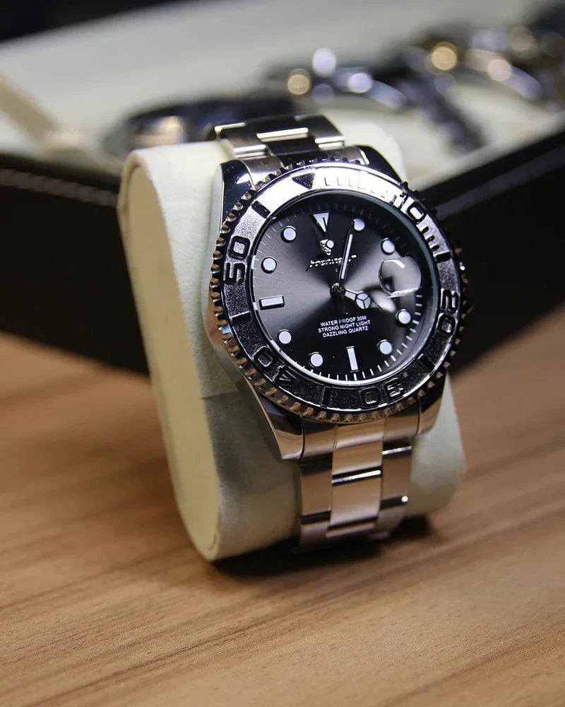 Poedagar Nautic Watch - Menfors - 14:201447598680 Silver Gray