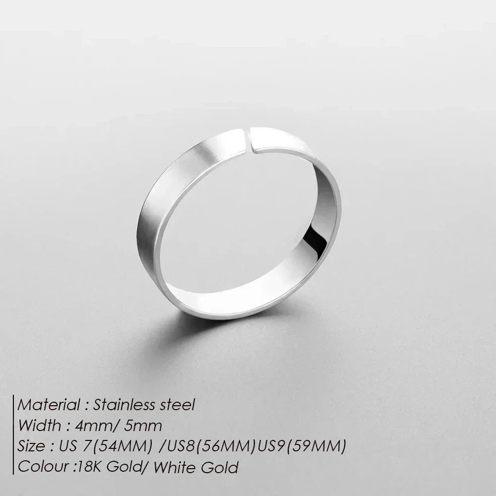 Simple Men's Ring - Menfors - 200000369:350262;200000783:691YJ44943 4MM