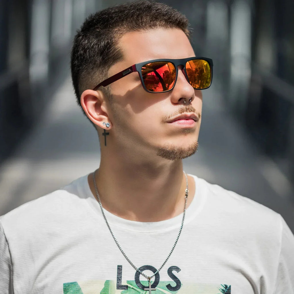 Square Sunglasses - Menfors - 71:100009342ZENOTTIC POLARIZED;73:175001 Black Lens