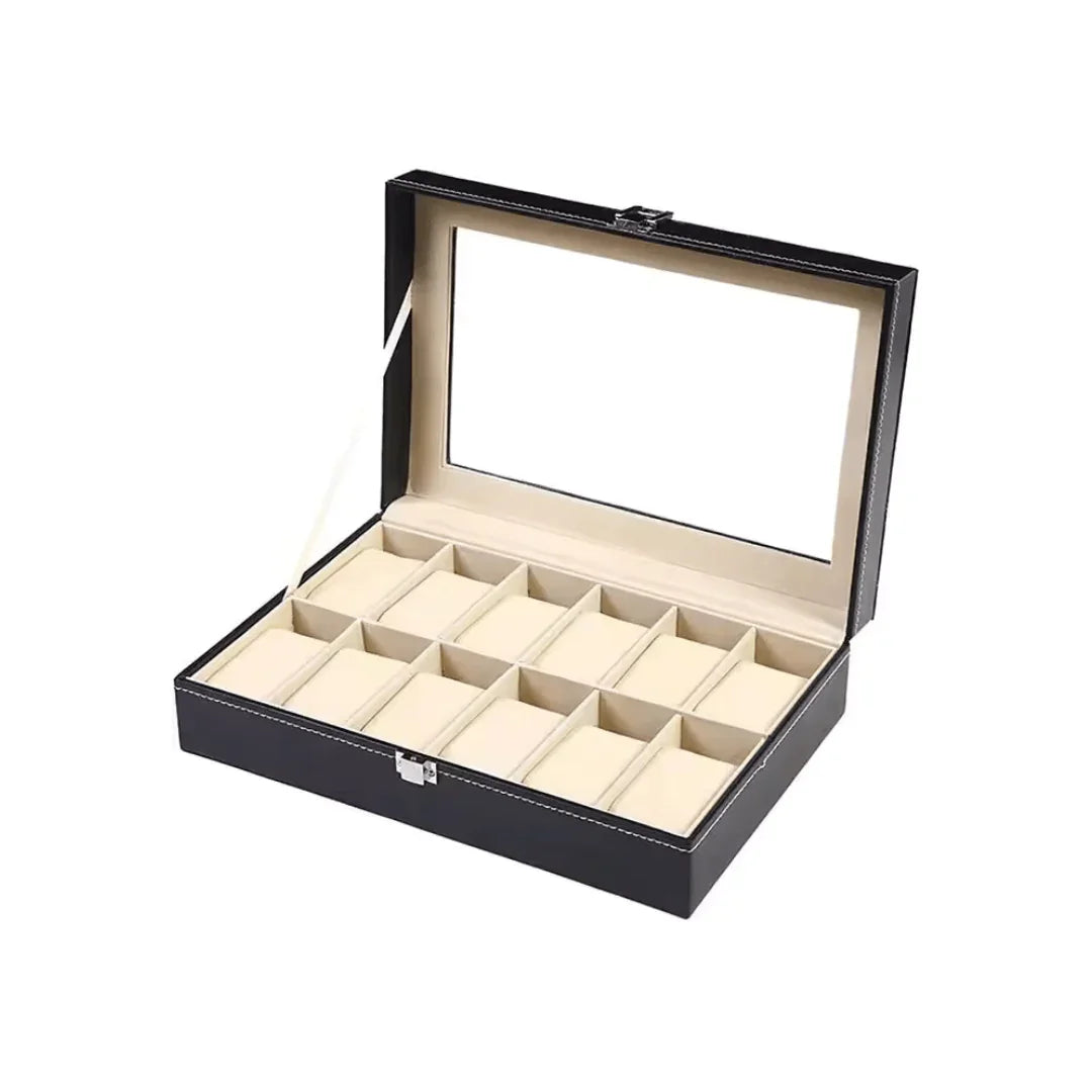 Watch Storage Box - 12 Slots - Menfors - 14:350686Beige 12 Positions