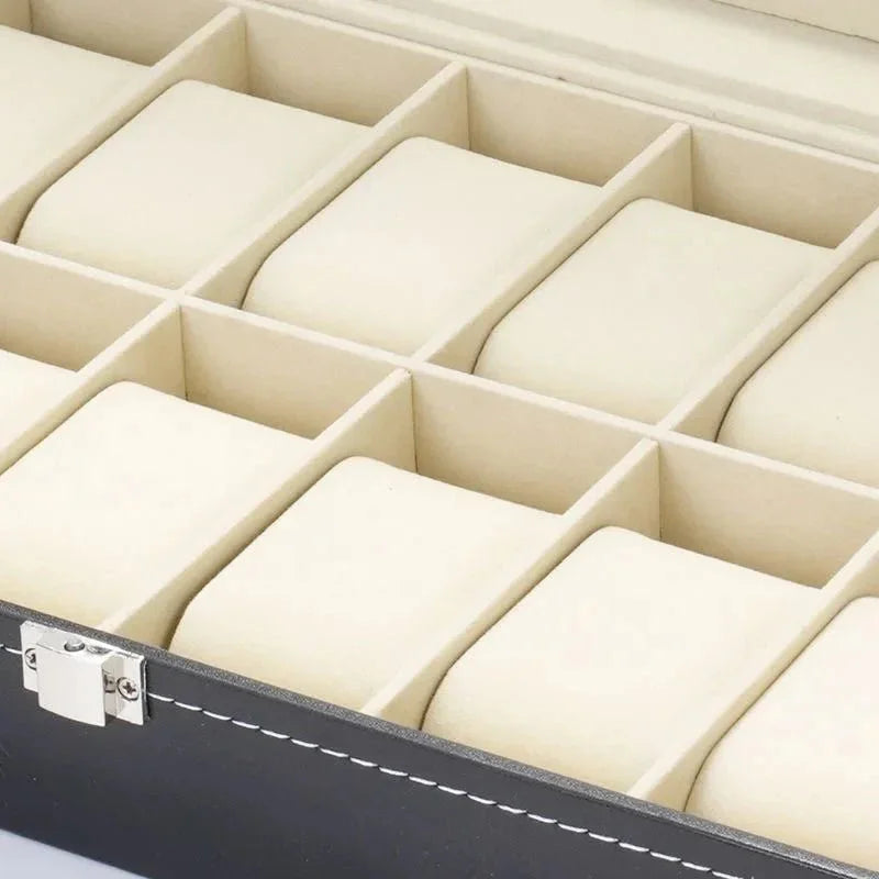 Watch Storage Box - 12 Slots - Menfors - 14:350686Beige 12 Positions