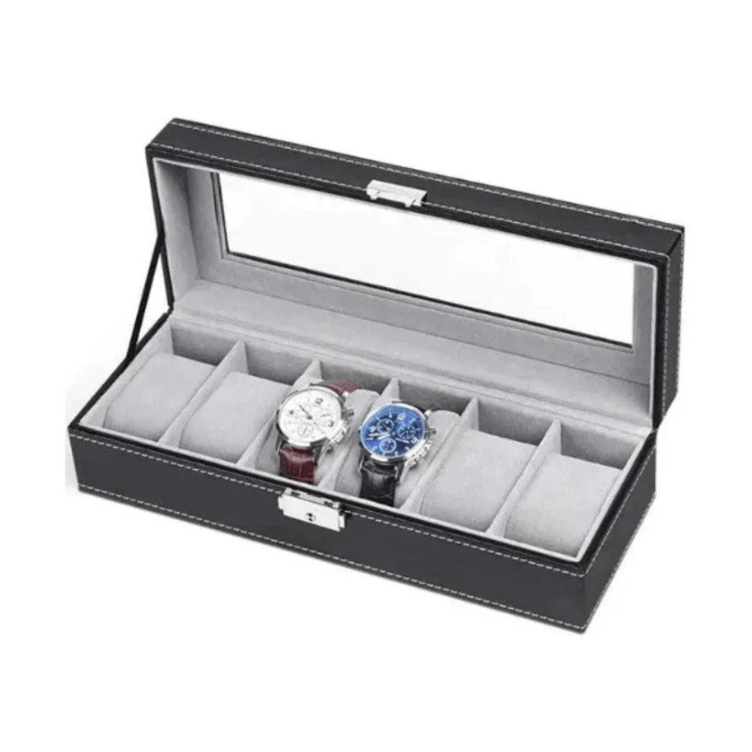 Watch Storage Box - 6 Slots - Menfors - 14:350853Grey 6 Positions